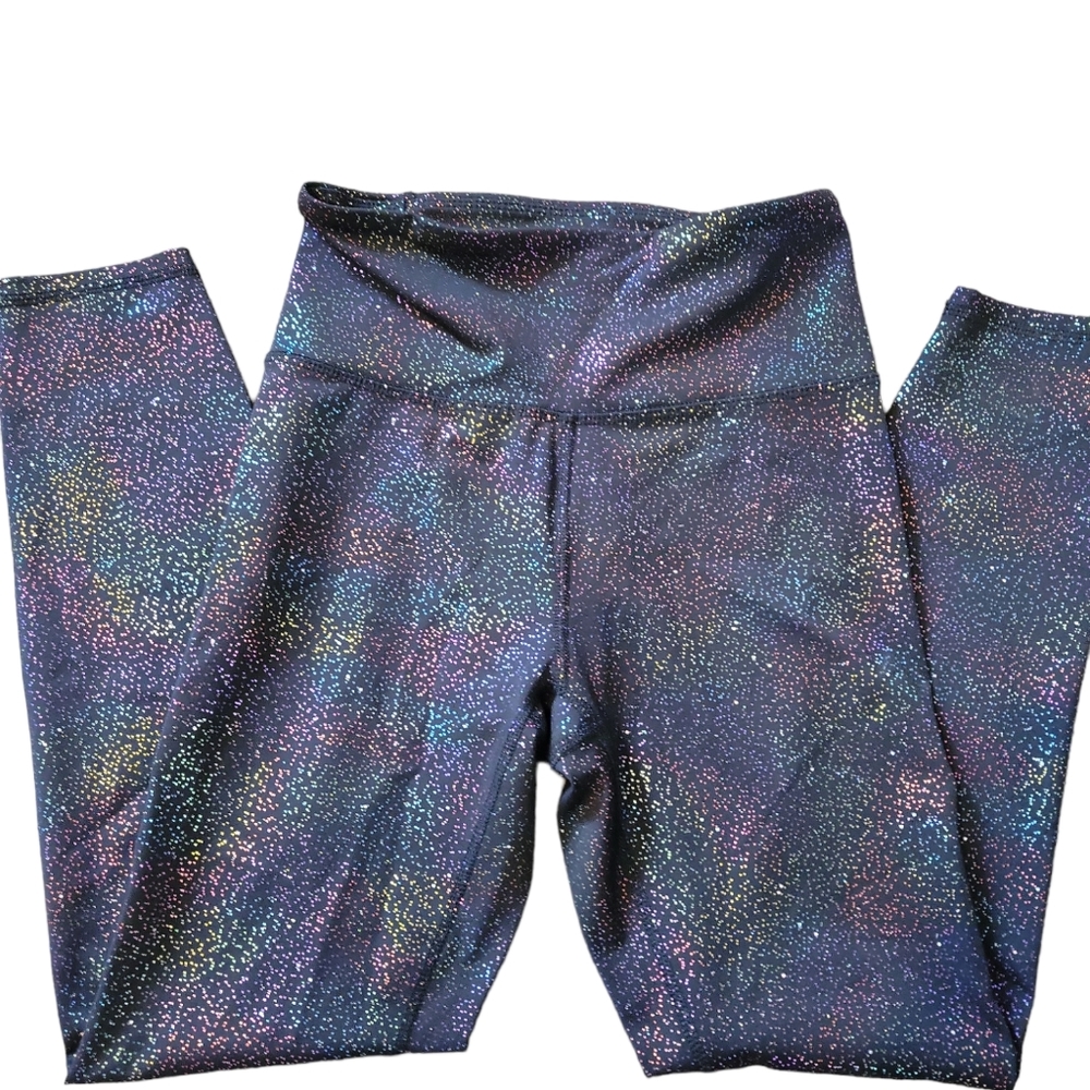 Sparkly effect leggings